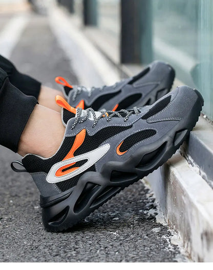 6KV Insulation Blocking Current Work Safety Shoes For Men Lightweight Indestructible Anti-smash Sneakers Steel Toe Cap Boots