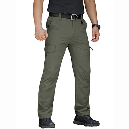 Men’s Lightweight Hiking Pants Quick Dry Water Resistant Tactical Work Outdoor Fishing Cargo Trousers