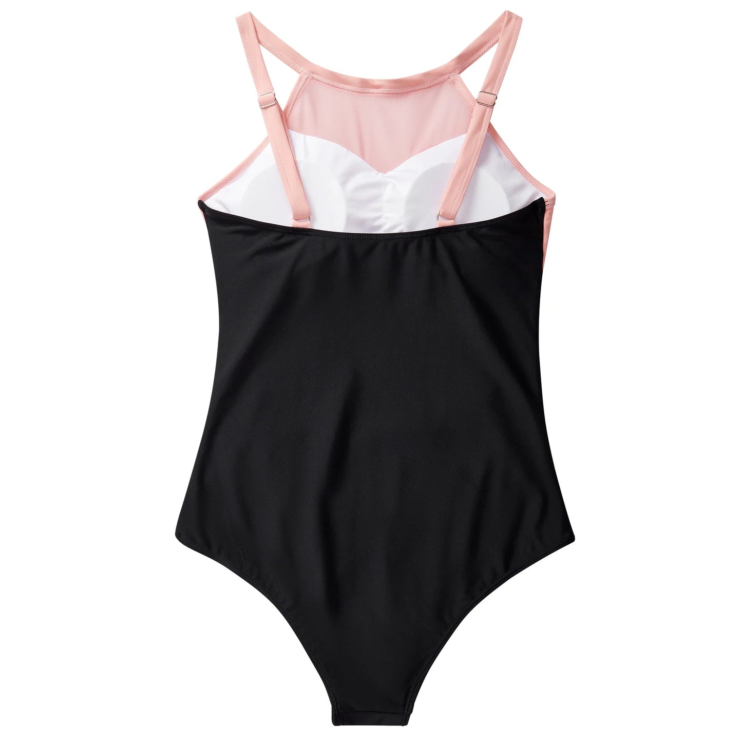 XL Size One Piece Swimsuit Women Mesh Hollow Out Swimwear For Women Solid Padded Push Up Plus Size Summer Bathing Suits Female