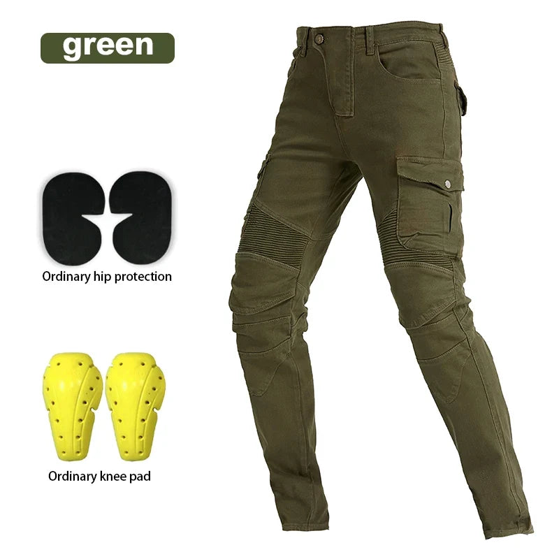 Moto Jeans  Motorcycle Pants Motorcycle Jeans Protective Gear Riding Touring Motorbike Trousers With Protect Gears Summer Women