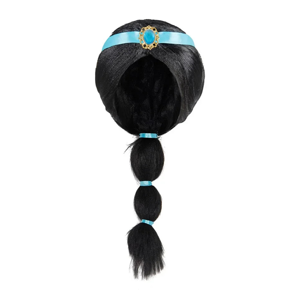 Girl Halloween Princess Dress Aladdin Magic Lamp Jasmine Dress Girl Fancy Mesh Ball Gown Childrens Day Gifts Carnival Costume