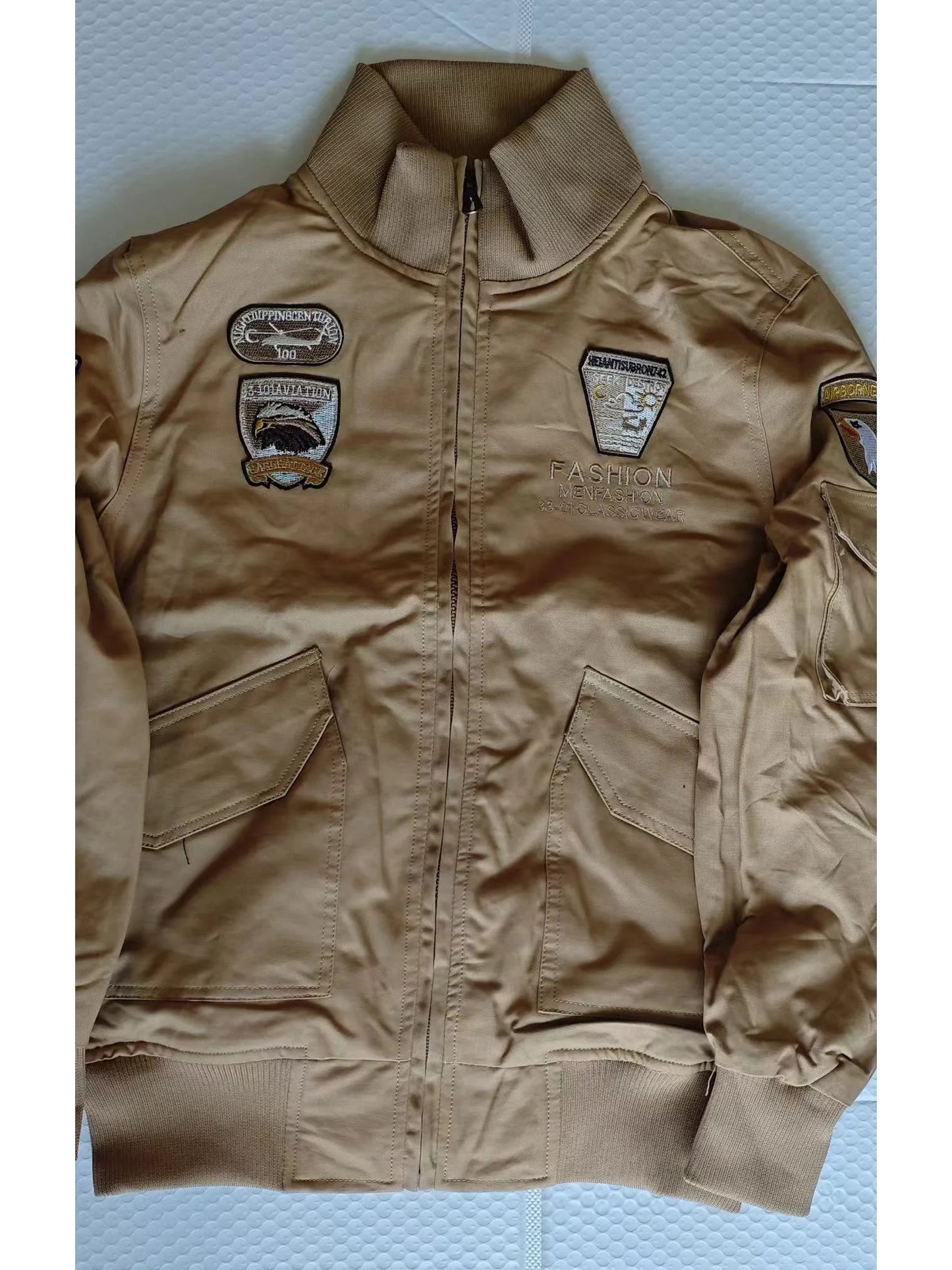 Men's Tactical Motorcycle Riding Jacket Military SWAT Combat Army Pilot Windbreaker Autumn Multi-Pocket Cargo Coat Outdoor Biker