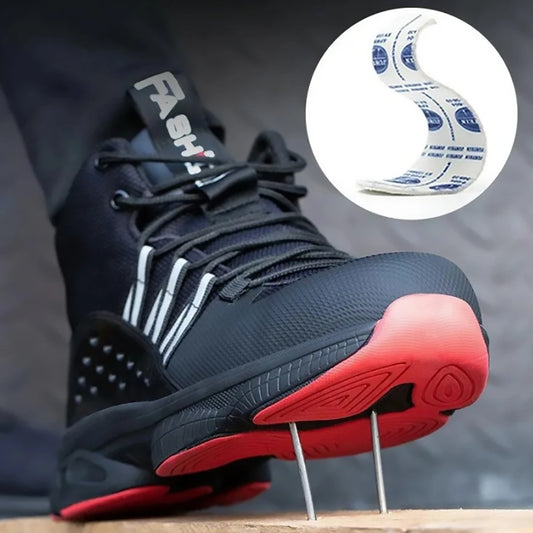 Safety Shoes Work Shoes Steel Toe Men Puncture-Protective Work Boots Indestructible Safety Lightweight