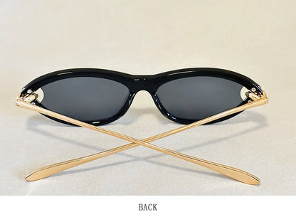 Fashion Oval Sunglasses Women 2026 Luxury Vintage New Cat Eye Sunglass Glasses Luxe Lunette Soleil Femme Lentes De Sol Mujer