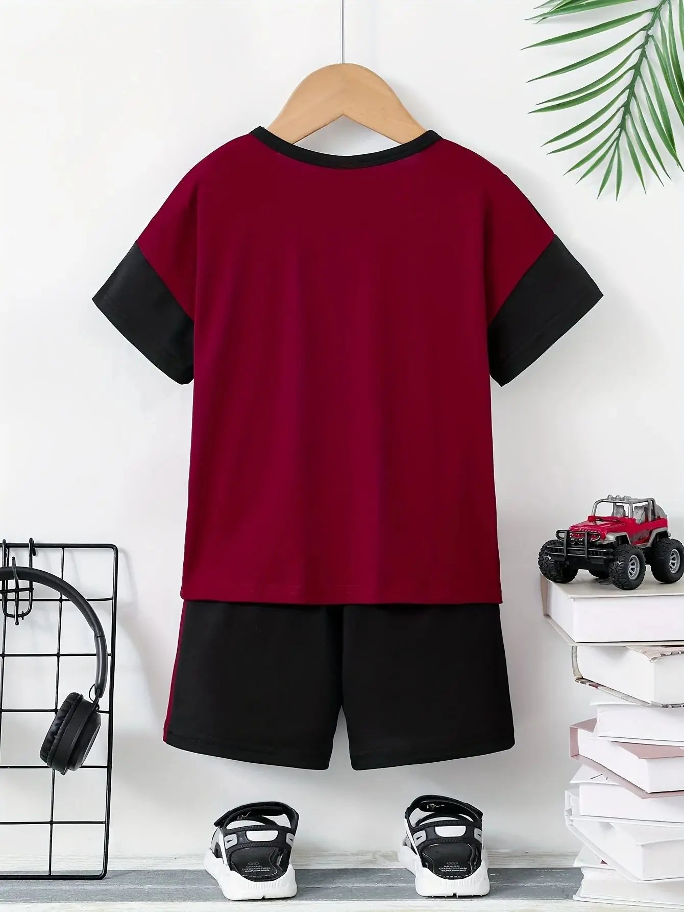 2025 Summer new Children's set Casual 3D printed short-sleeved T-shirt and shorts set Comfortable soft lightweight breathable ch
