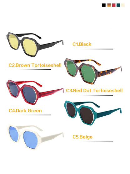 Fashion Rhinestone Cat Eye Acetate Sunglasses UV400 Protection Stylish Women's Sun Glasses