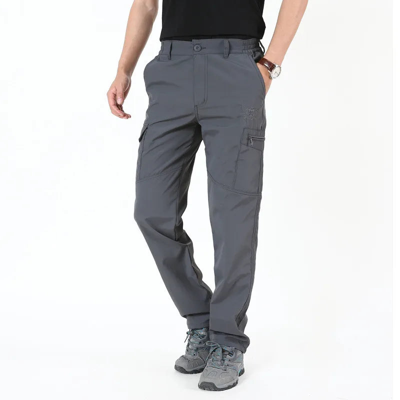2026 Outdoor Work Tactical Pants Men Spring Autumn Casual Cargo Trousers Waterproof Hiking Pant Elastic Traveling Workwear Pants