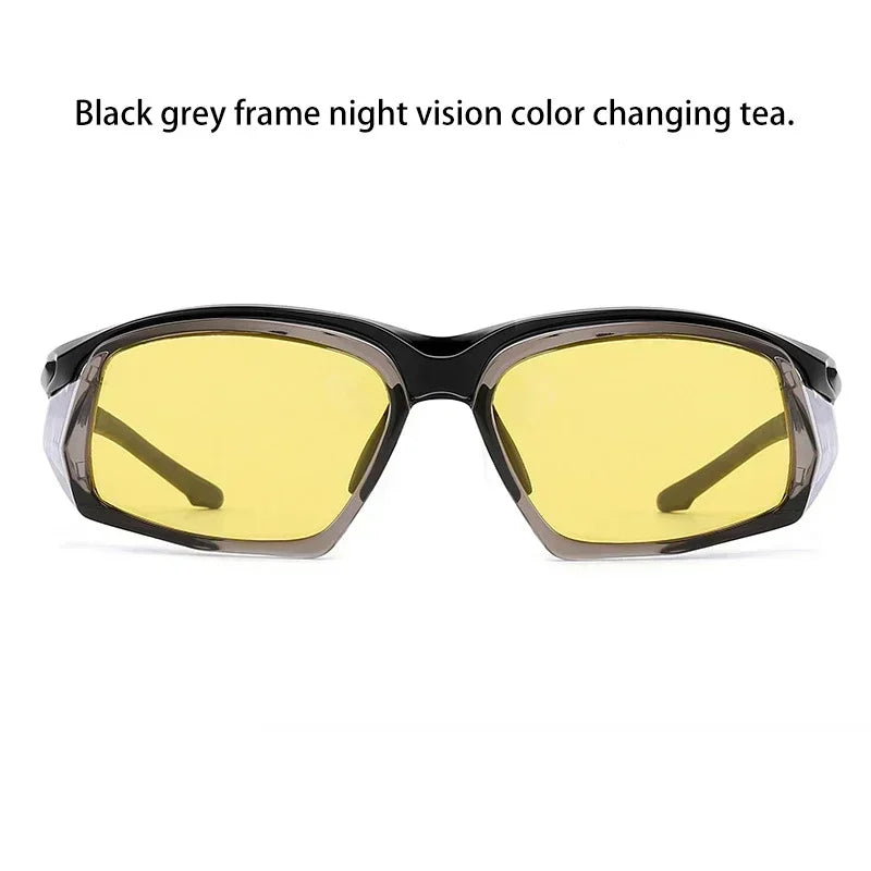 Sports Running Sunglasses Men Mountaineering Wind  Sand TR90 Polarized Sunglasses Safety Eyewear Customizable Prescription