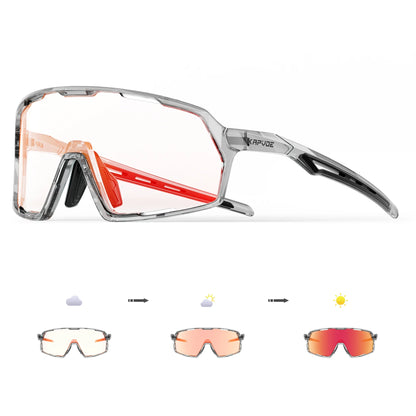 Photochromic Sunglasses Man MTB Climbing Glasses Outdoor Sports Bike Cycling Glasses Women Driving Bicycle Goggles UV400