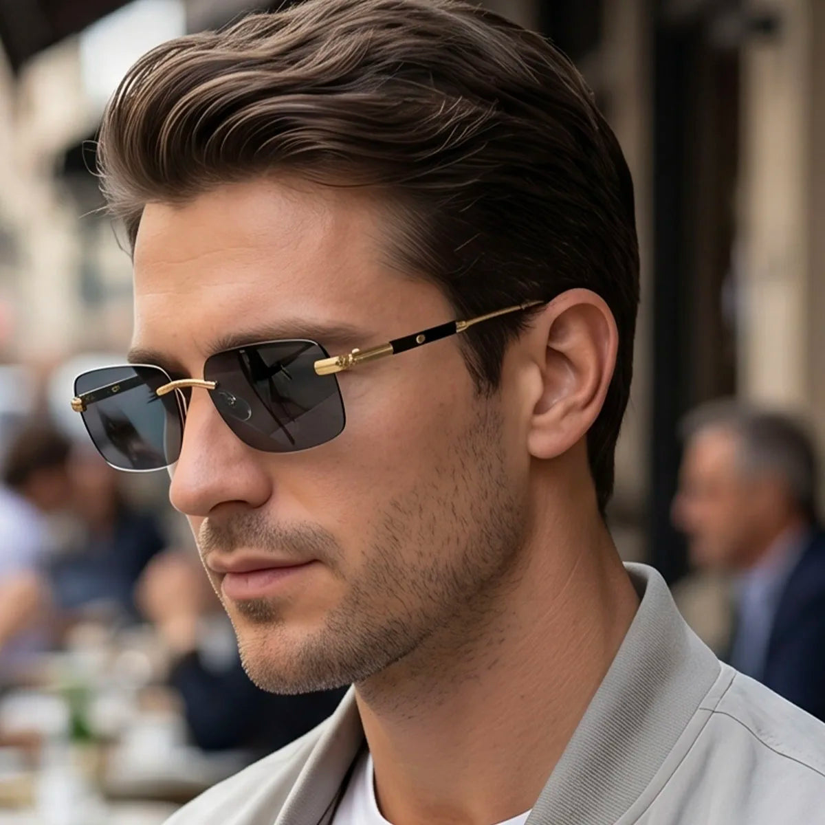 2026 Rimless Sunglasses Women Vacation Sunscreen New Square Sunglass Men Brand Design Fashion Glasses Shades Lentes De Sol Mujer