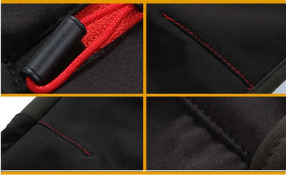 Men Trekking Pants Hiking Snow Autumn Winter Outdoor Soft Shell Thick Cloth Windproof Colorful Warm Camping Trousers
