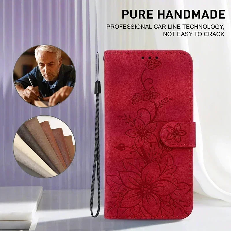 Leather Phone Case For iphone 15 14 13 12 11 Pro Max XS XR 7 6 6 6s Plus SE SE3 se4 2024 Wallet Lanyard Cover