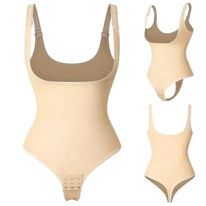 Women Shapewear Bodysuit New Tummy Control Shapewear Waist Trainer Thong Body Shaper Colombian Fajas Slimming Underwear