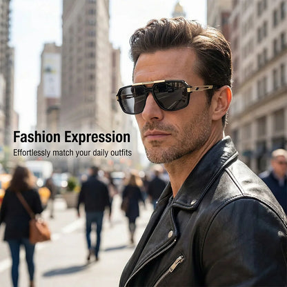 2026 Square Sunglasses For Men Vintage Retro Sunglass Women Trendy UV400 Protection Luxury Fashion Glasses Gafas De Sol Hombre
