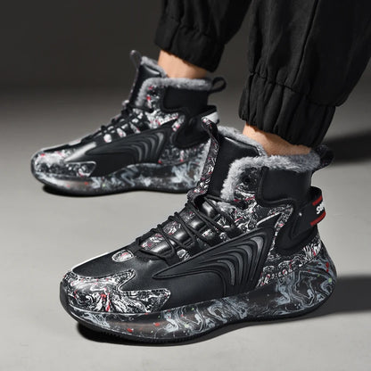 men boots 2024 New Winter Slippers Warm Men Shoes Waterproof Non-Slip Plush Sneakers Male tenis shoes Boots Men Sneakers Winter