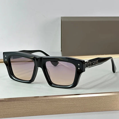 New 458 High Quality Square Gradient Sunglasses Frame Men and Women Delicate Handmade Senior Luxury Classical Eyeglasses