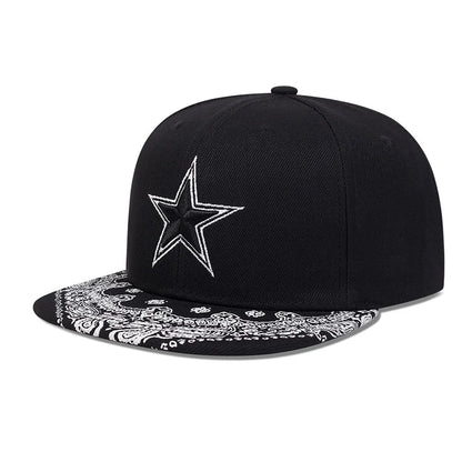 New Hot Sales Embroidered Baseball Hat Men Women Cotton Flat Edge Sunshade Outdoor HipHop Trucker Hat Snapback Dad Hat Gorras