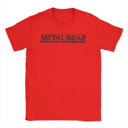 Men Women MGS1 Solid Snake Game T Shirt Metal Gear Cotton Tops Funny Short Sleeve O Neck Tees Classic T-Shirts