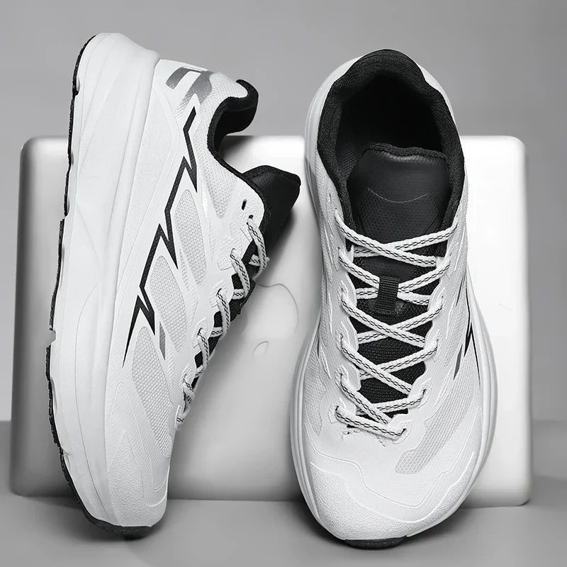 Wide Toe Men Running Sneakers Minimalist Barefoot Shoes Lightweight Breathable Zero Soles Outdoor Man Casual Walking Sport Shoes