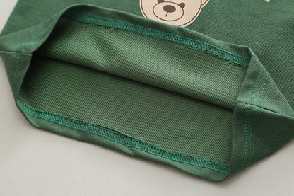 Baby Boy OOTD Korean Outfit for Kids Baby Boys Clothes Kids Fashion Child Clothes Suits Cotton 2Pcs Casual Polo for Kids