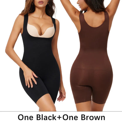 Women's One-Piece Tight Buttocks Control Lifting Shaping Shapewear Bodysuit Device High Waist Training Tight Fitting Clothing