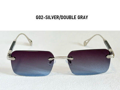 Rimless Sunglasses Women Trendy 2026 Metal Square Sunglass Men Luxury Fashion Glasses Vintage Dropshipping Lunette Soleil Femme