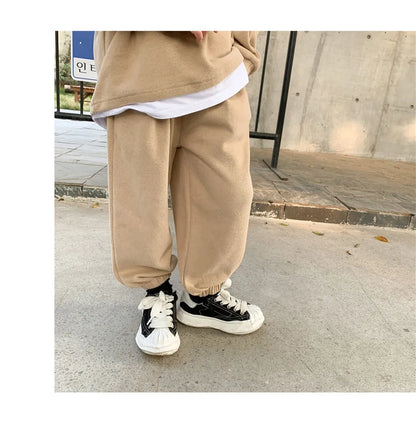 Spring Autumn Baby Boys Plain Patchwork Sweatshirt+Sweatpant School Kids 2PCS Tracksuit Child Jogger Outfit Workout Set 1-12Yr