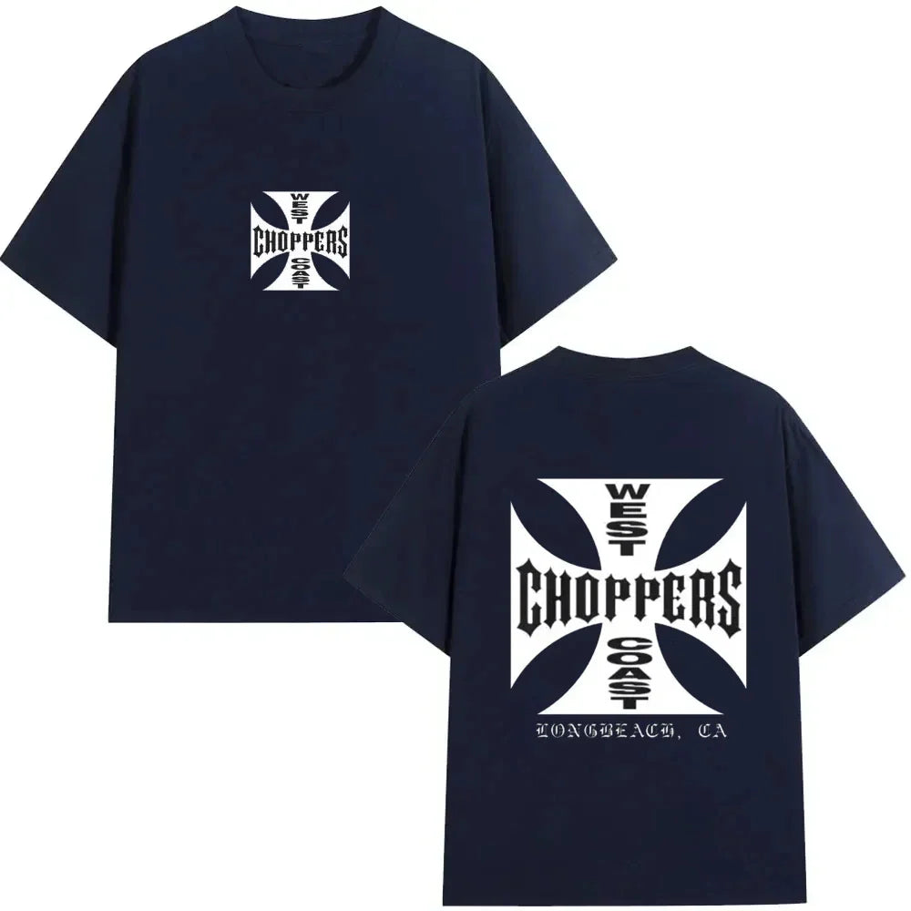 Summer Fashion T Shirt Women Men Cotton West Coast Choppers Print T-Shirt Casual Short Sleeve O-Neck Tshirt Vintage Clothing Tee