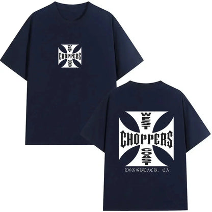 Summer Fashion T Shirt Women Men Cotton West Coast Choppers Print T-Shirt Casual Short Sleeve O-Neck Tshirt Vintage Clothing Tee