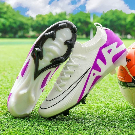 Men Soccer Shoes Unisex Football Boots Non-Slip Grass Outdoor Sports Shoes Breathable Training Sport Ultralight Drop Shipping