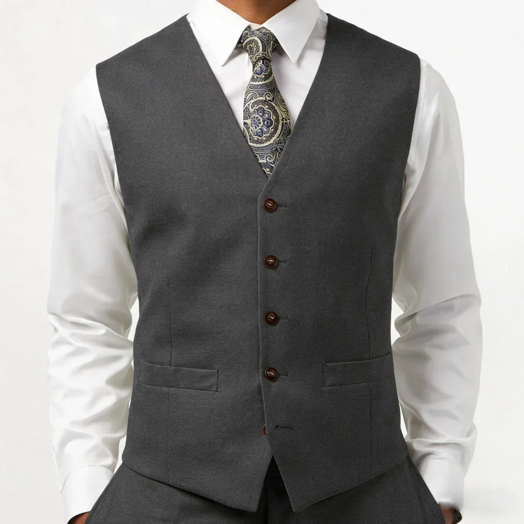 Men Vest Beige Single Button V Neck Solid Waistcoat For Wedding Birthday Banquet Party Business Work Daily Casual Men Suit Vest
