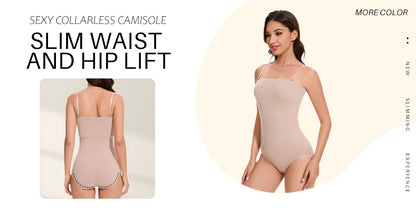Slimming Strapless Bodysuit Off Shoulder Women Shorts Shapewear Tummy Control Body Shaper Sexy Fajas Underwear Bodysuits