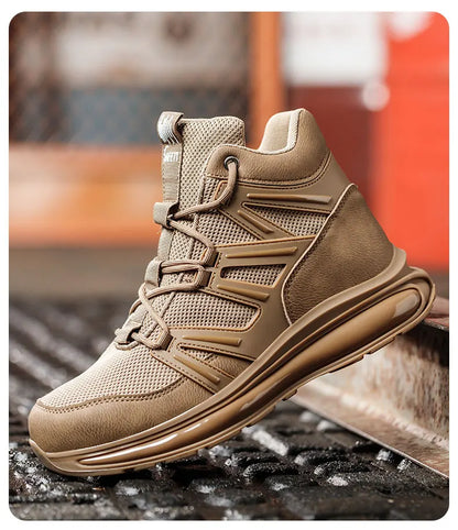 37-50 Fashion 2024 New Safety Shoes Men Anti-smash Work Shoes Anti Slip Indestructible Shoes Protective Sneakers Men Boots
