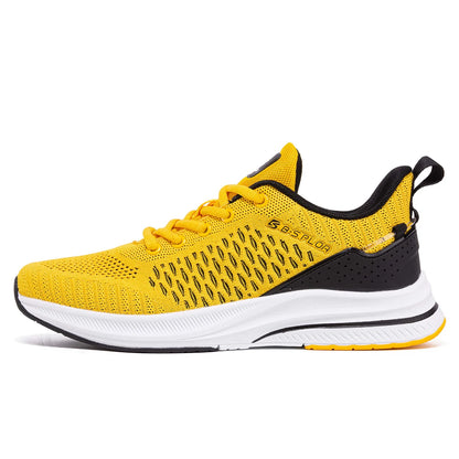 Men Running Shoes Brand Male Designer Mesh Casual Sneakers Lightweight Lace-Up New Male Outdoor Sports Tennis Shoe
