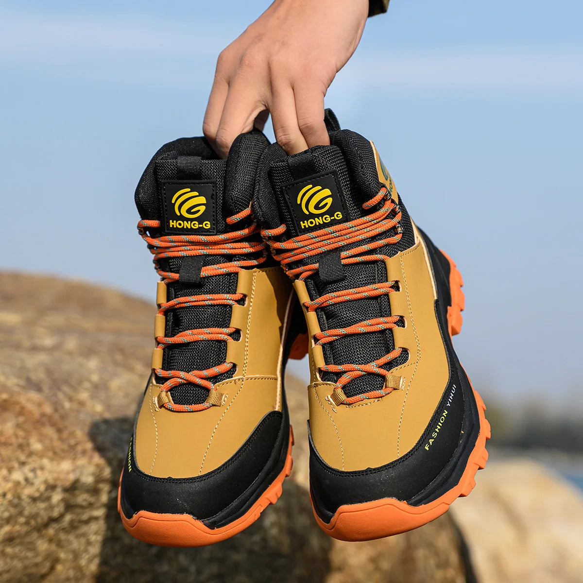 Fashion best quality Protective Work Safety Shoes For Men Breathable Shoes Anti-Puncture Steel Toe Cap Anti Puncture Work Boots