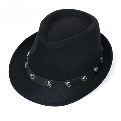 Winter Solid Fedoras For Men Top Jazz Hat Adult Bowler Hats Classic Version Chapeau Hats