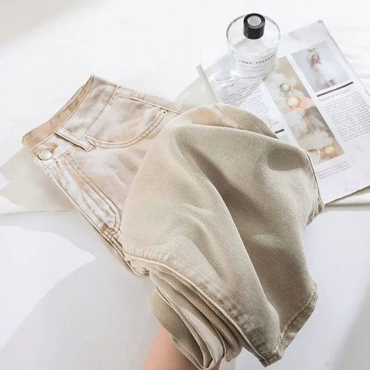 Woman Jeans 100% Lyocell Breathable Denim Wide Leg Towel Sweep drape loose 2025 Summer ice silk Baggy Famale Denim Pants 5 Color