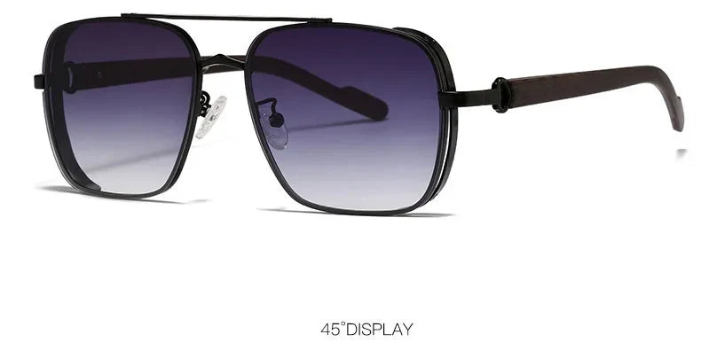 2023 Sunglasses For Men Square Sunglasses Women Trendy Luxe Vintage Fashion Glasses Retro Steampunk Shades Gafas De Sol Hombre