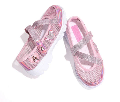 Girls Sandals Cartoon Sweet Soft Sole Children Beach Shoes Children's Summer Floral Sandals Princess Shoes Fashion Cute