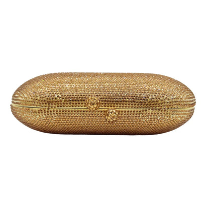 Middle East Diamond Embellished Evening Bag Pure Color Rhinestone Women's Clutch Handbag Polyester Daily Match Magnetic Buckle