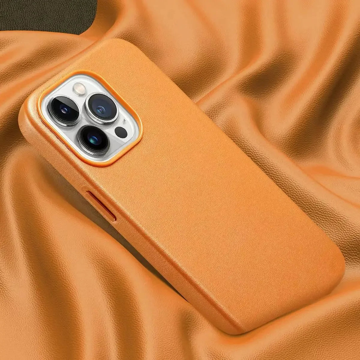 For MagSafe Case for IPhone 17 Pro Max 16 13 12 14 15 Pro Max Air Leather Official Original Magnetic Wireless Charging Cover
