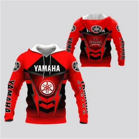 New Yamaha Motorcycle Men's Hoodie 3D Printed Pullover Super Street Style High Quality Sweatshirt Windbreaker Sportswear