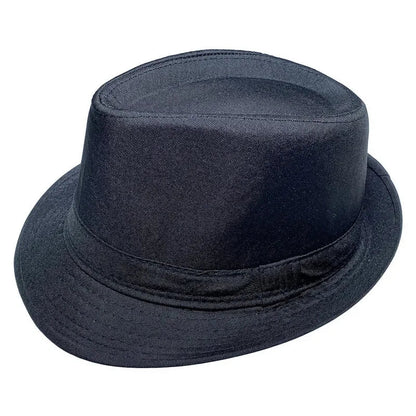 Summer Solid Bright Color Sun Hat British Jazz Hat Top Hat Men's Top Hat Winter Middle-aged and Elderly Jazz Warm Hat Fedora Hat