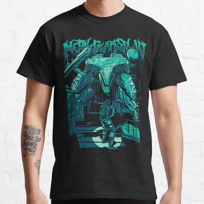 Men's Metal Gear Kojima Productions T Shirts MGS Hideo Kojima T-Shirt Death Stranding Cotton Tops Short Sleeve Tees Printed