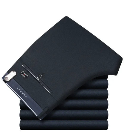 Men's Suit Pants High Quality Summer Men Dress Pants Straight Business Mens Formal Pants Big Size Classical Trousers