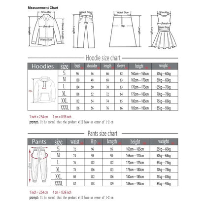 Two sets of men's sportswear for autumn/Winter 2025, including a sweatshirt and two sets of fitness jogging pants with wool caps
