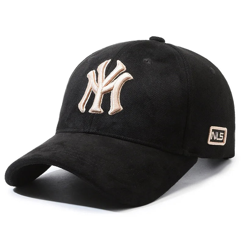 Fashion Embroidered Letters Baseball Cap for Men Women, Adjustable Unisex Couple Matching Sun Hat, Trendy Casual Duck Bill Cap