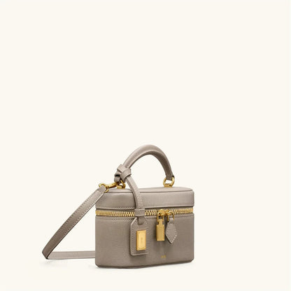 Textured Leather Crossbody Bag for Women, Designer Shoulder Purse with Letter Logo, Chic Commuter Handbag