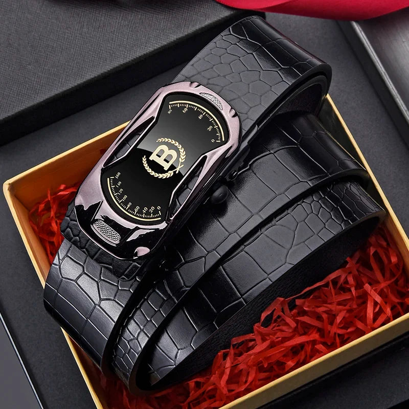 New Product Belt MEN'S High Quality Toothless Automatic Buckle Casual Men Belt MEN'S Business Fashion Belt