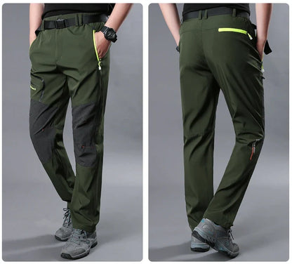 Free Belt Outdoor Cargo Pants Men Hiking Camping Quick Dry Pant Waterproof Elastic Spring Summer Climbing Trekking Trousers